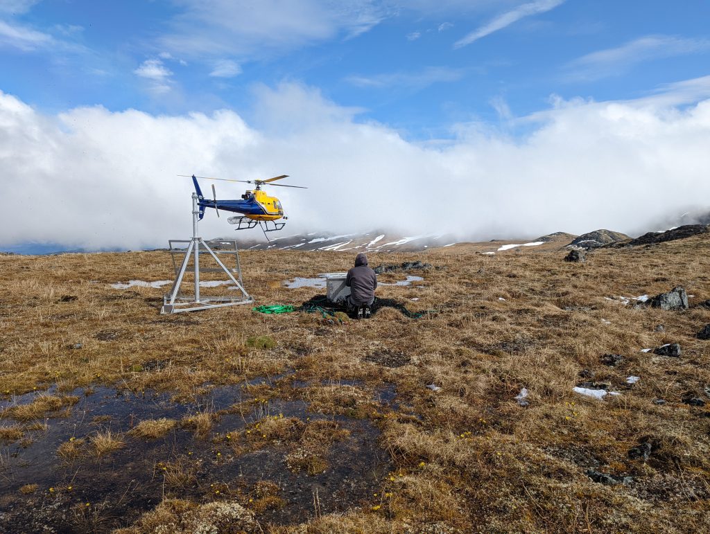 Ground geophysical survey at Latham